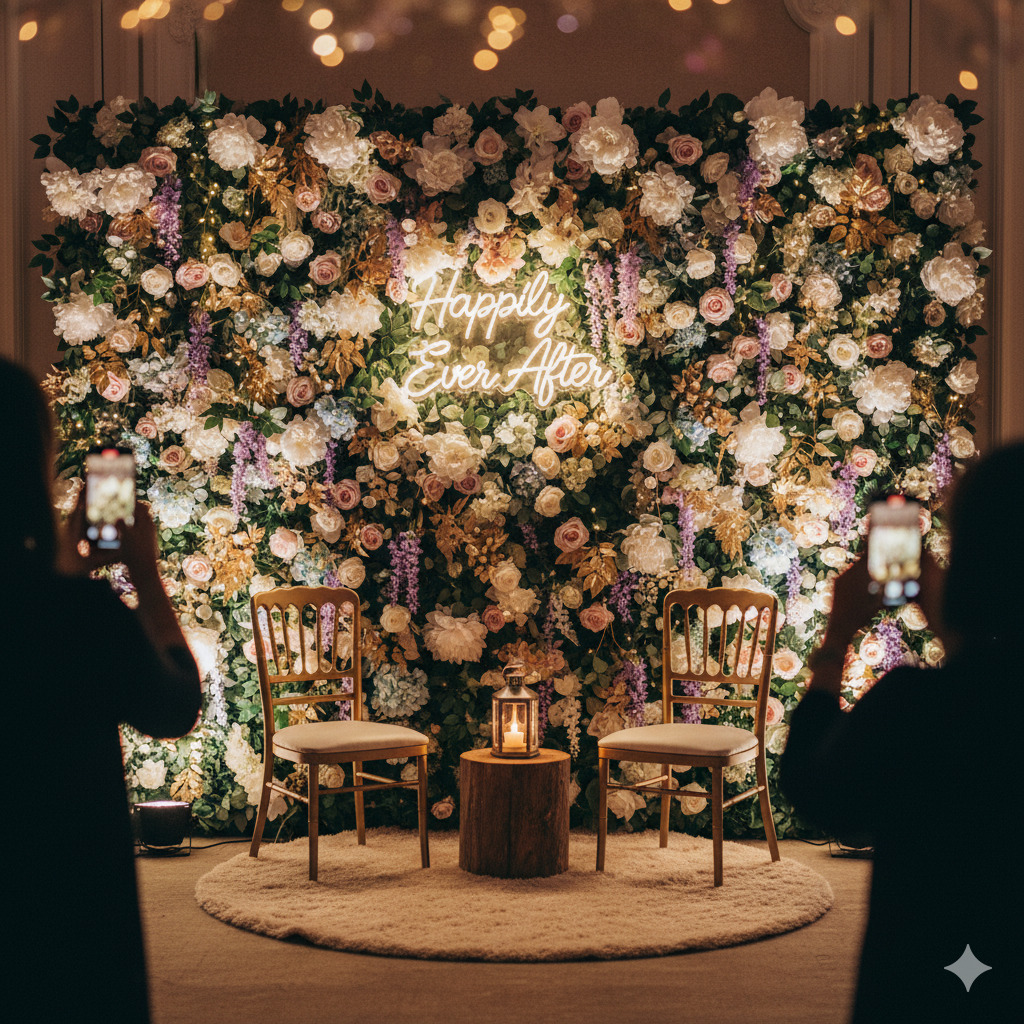 Artificial Flower Wall rental item